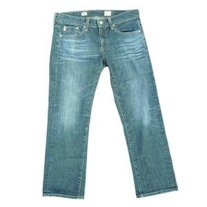 AG ADRIANO GOLDSCHMEID The Tomboy Crop Relaxed Straight Jeans Sz 27 x 25